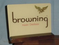 Browning Labs Master Distributor Sign