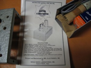 Vintage 6 Meter Converter KIT wrl